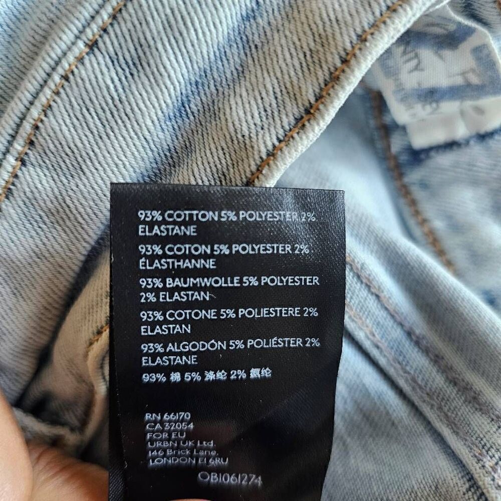 We the free free people juniors sz 27 wash blue high rise skinny jeans - Picture 7 of 7